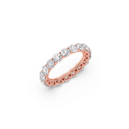 3.78ct Round Cut Diamond Eternity Band
