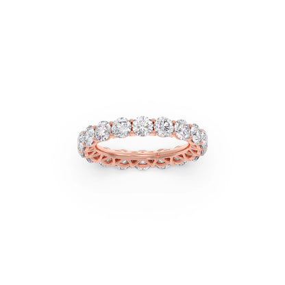 3.78ct Round Cut Diamond Eternity Band