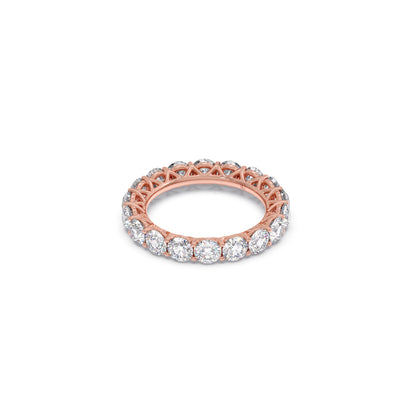 3.78ct Round Cut Diamond Eternity Band
