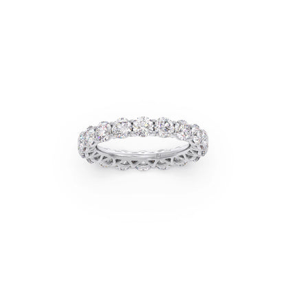 3.78ct Round Cut Diamond Eternity Band