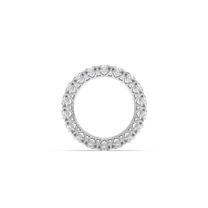 3.78ct Round Cut Diamond Eternity Band