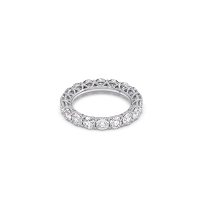3.78ct Round Cut Diamond Eternity Band