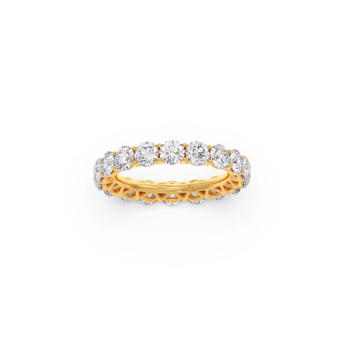 3.78ct Round Cut Diamond Eternity Band