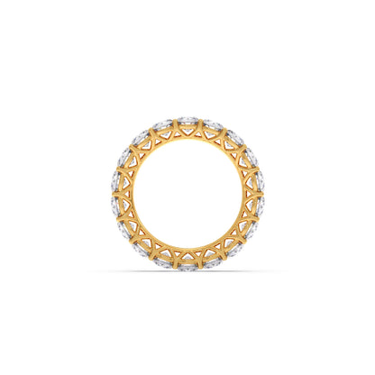3.78ct Round Cut Diamond Eternity Band