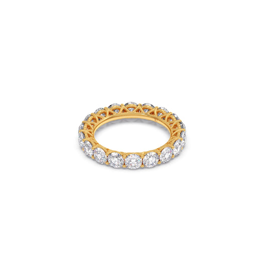 3.78ct Round Cut Diamond Eternity Band