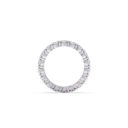 3.06CT Round Cut Diamond Eternity Band
