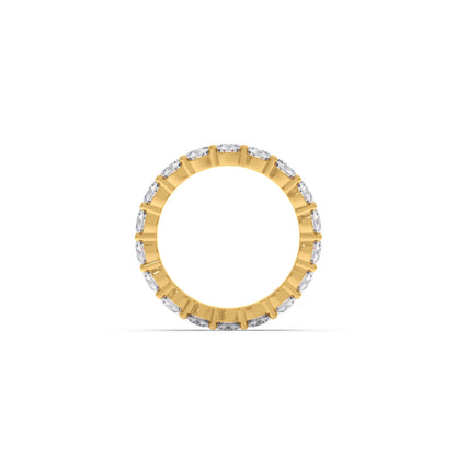 3.06CT Round Cut Diamond Eternity Band