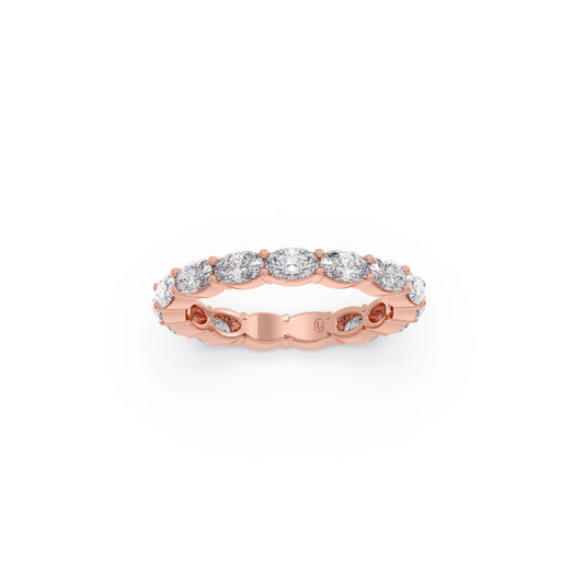 2.0Ct Oval Cut Diamond Eternity Band