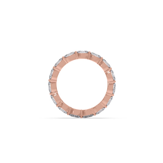 2.0Ct Oval Cut Diamond Eternity Band