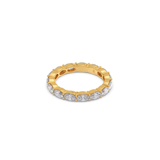 2.0Ct Oval Cut Diamond Eternity Band