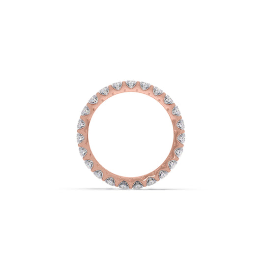 Oval Cut 3.0CT Diamond Eternity Band