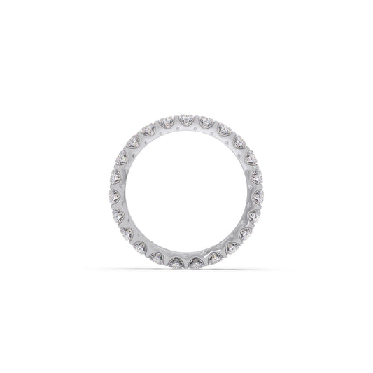 Oval Cut 3.0CT Diamond Eternity Band