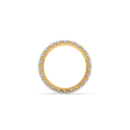 Oval Cut 3.0CT Diamond Eternity Band