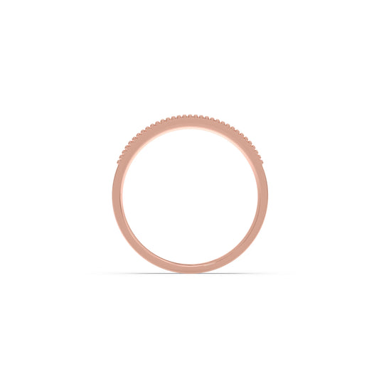 Round Diamond Channel Eternity Band 0.16ct