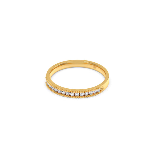 Round Diamond Channel Eternity Band 0.16ct
