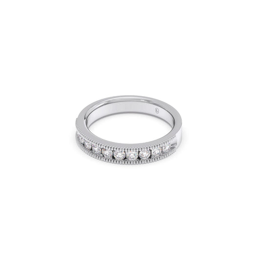 0.5ct Round Diamond Channel Eternity Band