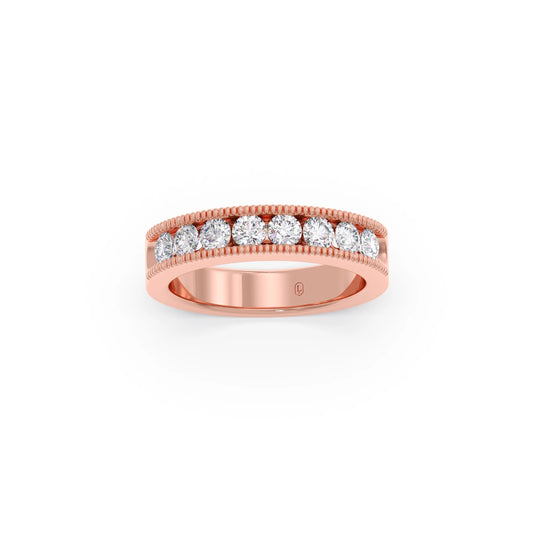 0.72ct Round Diamond Channel Eternity Band