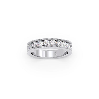 0.72ct Round Diamond Channel Eternity Band
