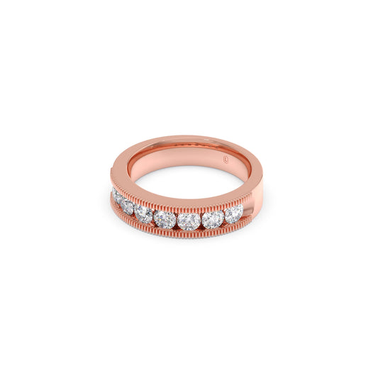 0.91ct Round Diamond Channel Eternity Band