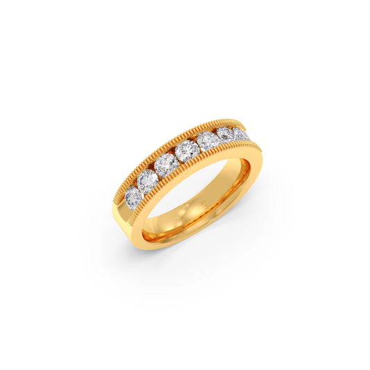 0.91ct Round Diamond Channel Eternity Band