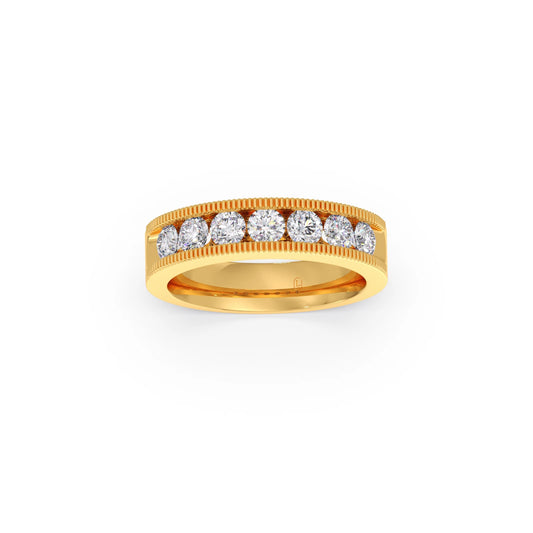 0.91ct Round Diamond Channel Eternity Band
