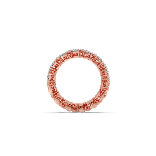Pear Cut 0.85CT Diamond Eternity Band