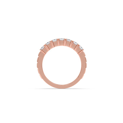 1.05ct Princess Cut Half Eternity Band
