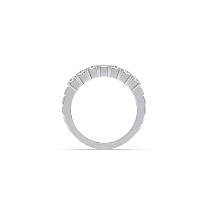 1.05ct Princess Cut Half Eternity Band