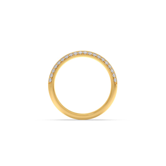 0.40ct Half Eternity Pave Diamond Band
