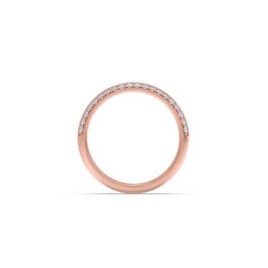 0.50ct Half Eternity Pave Diamond Band
