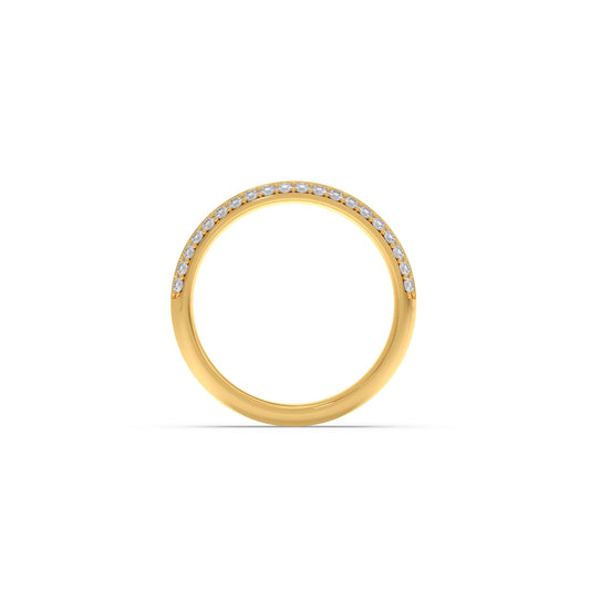 0.50ct Half Eternity Pave Diamond Band