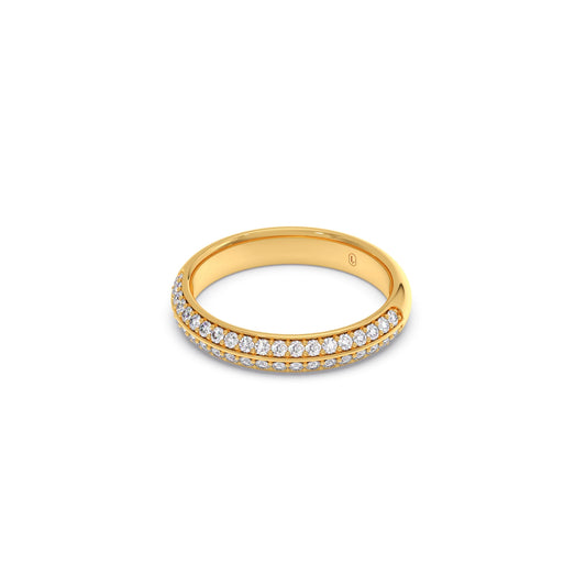 0.50ct Half Eternity Pave Diamond Band