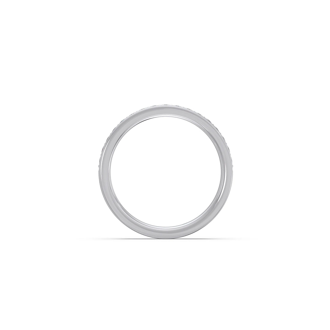 0.306ct Half Eternity Pave Diamond Band