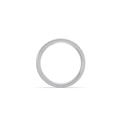 0.306ct Half Eternity Pave Diamond Band