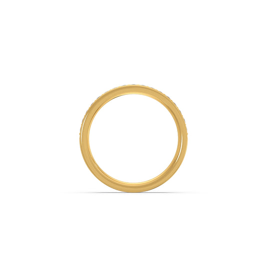0.306ct Half Eternity Pave Diamond Band