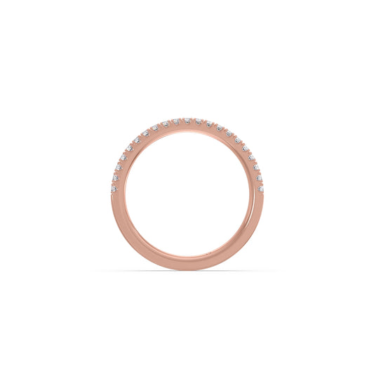0.21ct Half Eternity Diamond Band