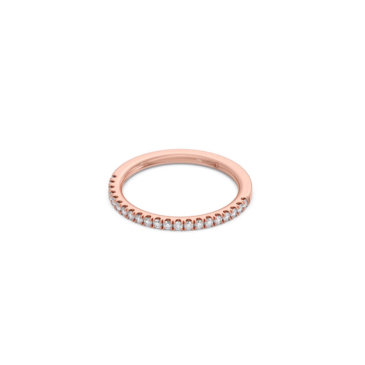 0.21ct Half Eternity Diamond Band