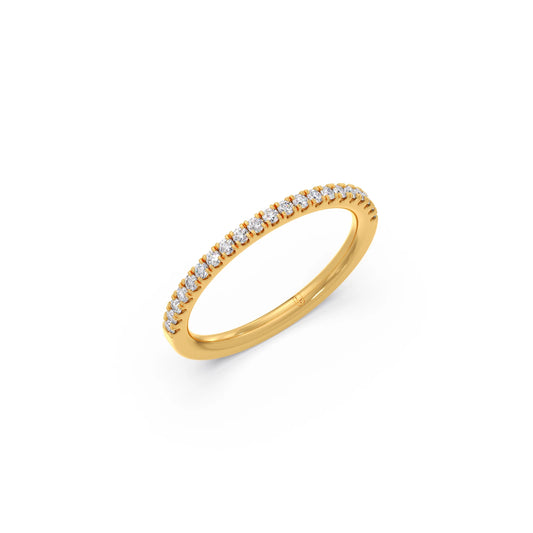 0.21ct Half Eternity Diamond Band