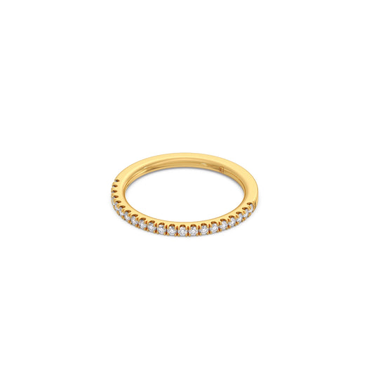 0.21ct Half Eternity Diamond Band