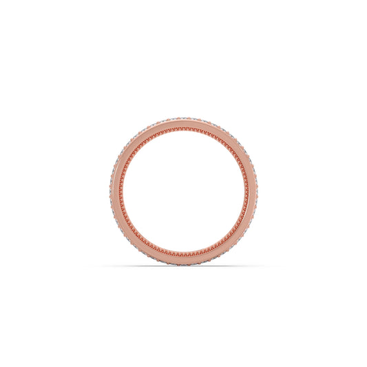 0.44ct Half Eternity Pave Diamond Band