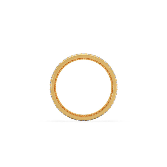 0.44ct Half Eternity Pave Diamond Band