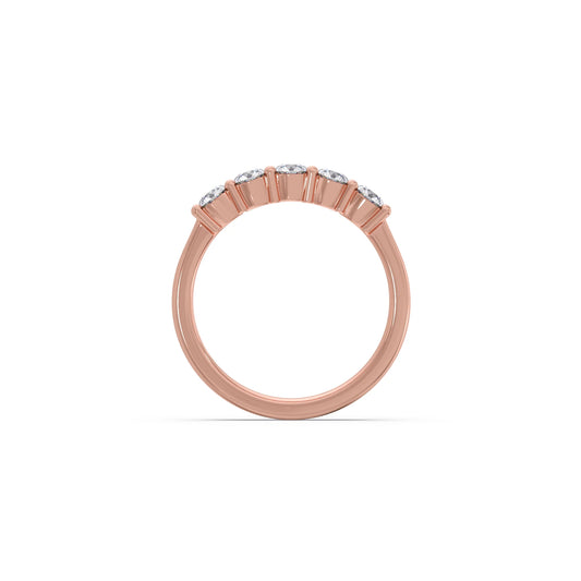 0.50ct Half Eternity Prong Diamond Band