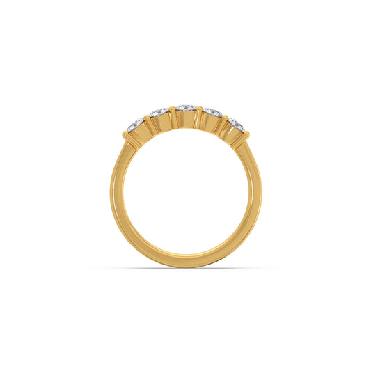 0.50ct Half Eternity Prong Diamond Band