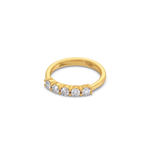 0.50ct Half Eternity Prong Diamond Band