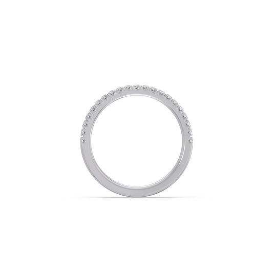 0.25ct Half Eternity Prong Diamond Band