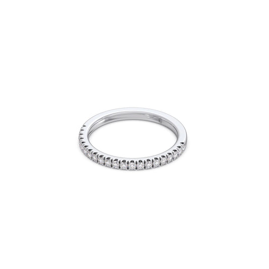 0.25ct Half Eternity Prong Diamond Band