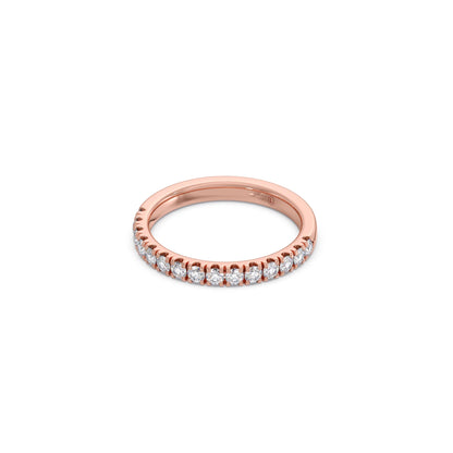 0.52ct Half Eternity Prong Diamond Band