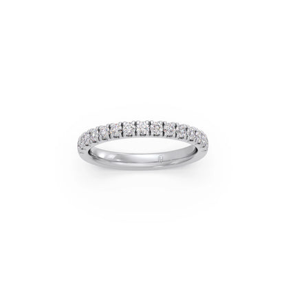 0.52ct Half Eternity Prong Diamond Band