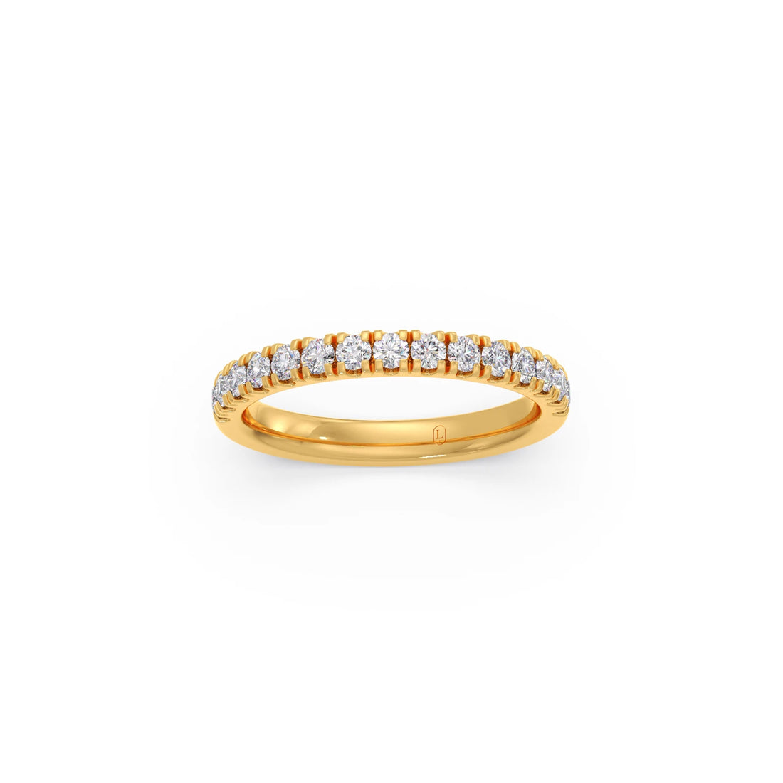 0.52ct Half Eternity Prong Diamond Band
