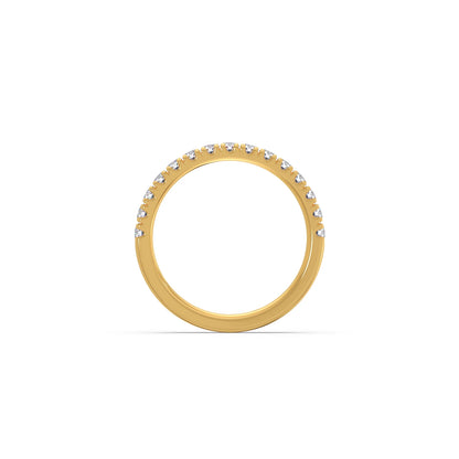 0.52ct Half Eternity Prong Diamond Band